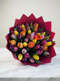 Colorful Tulip Bouquet – Fresh Spring Tulips Miami Delivery