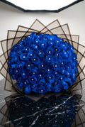 75 Luxury Blue Roses Bouquet – Premium Royal Blue Roses Miami
